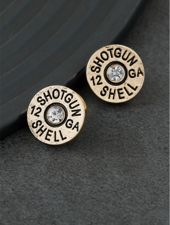 12 Gauge Stud Earrings