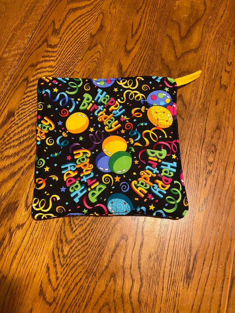 Birthday Hot Pad Set