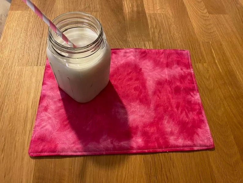 Bright and Happy Flipflops on White Mug Rug