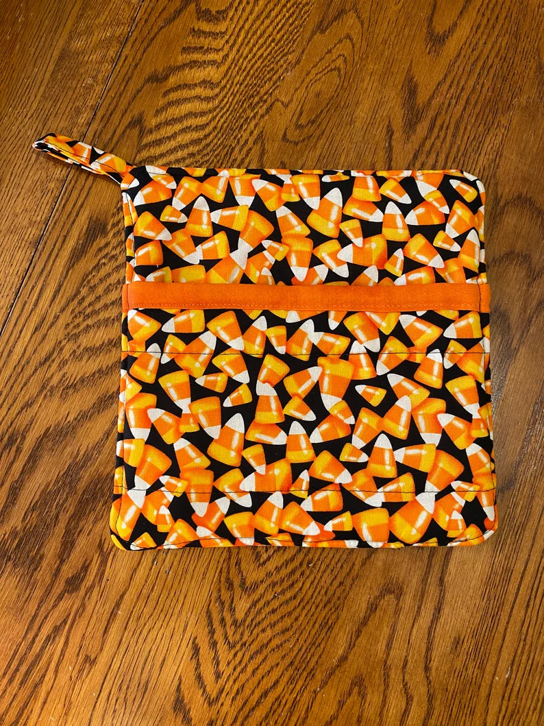 Candy Corn Hot Pad Set