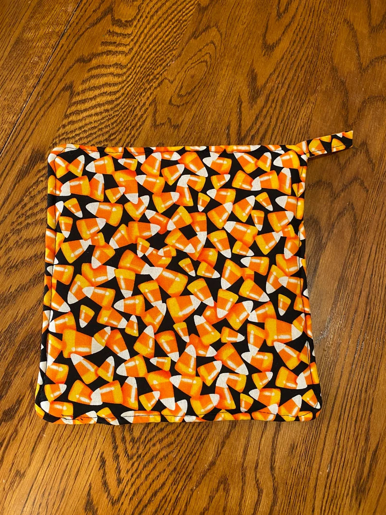 Candy Corn Hot Pad Set