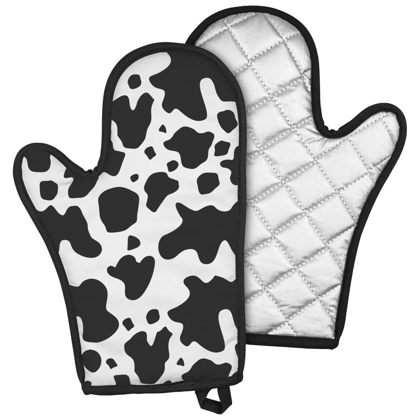 Cow Print Oven Mitt