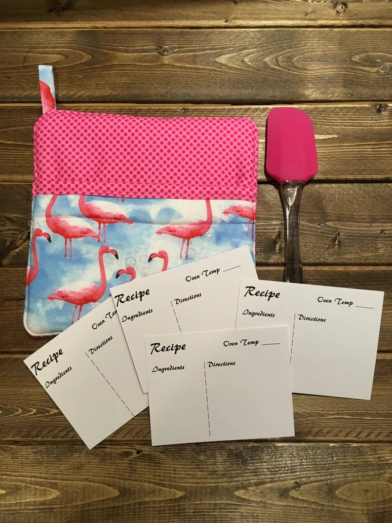 Flamingo Hot Pad Set