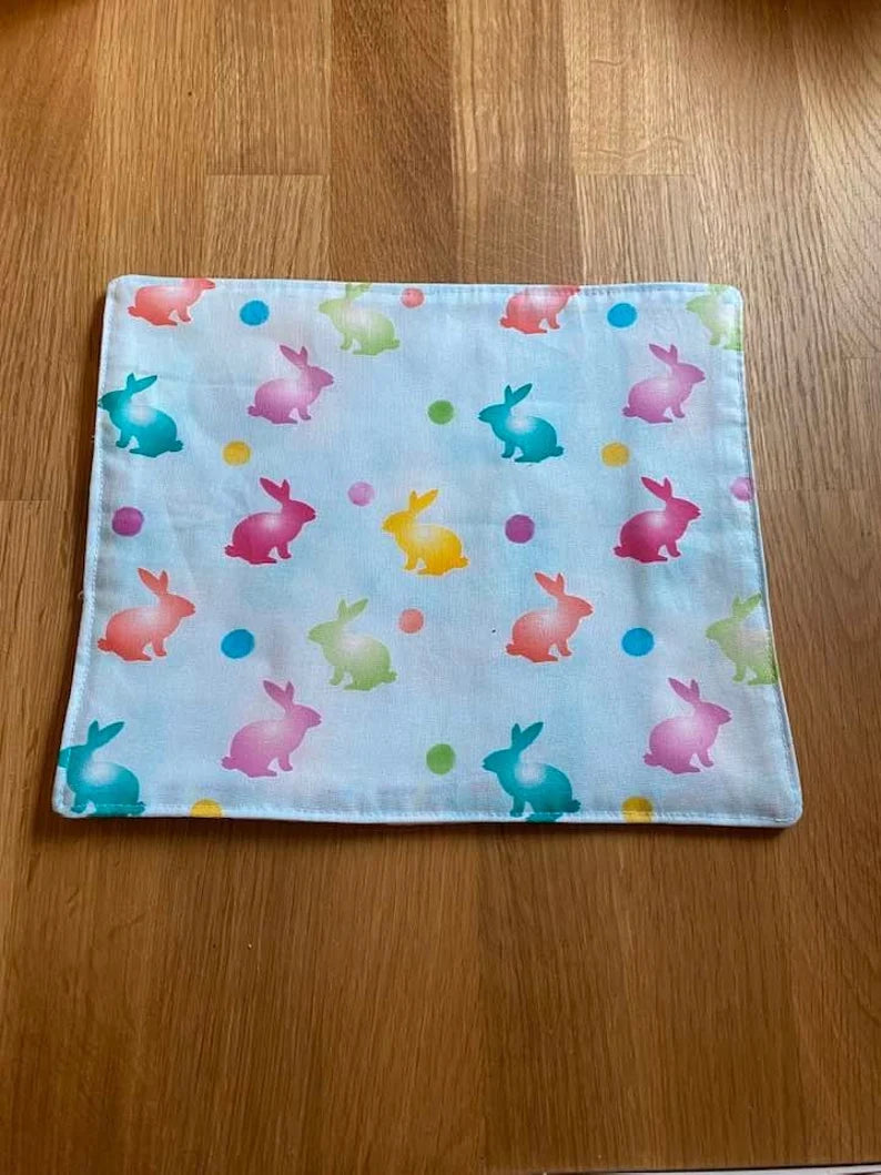 Pastel Color Easter Egg Mug Rug