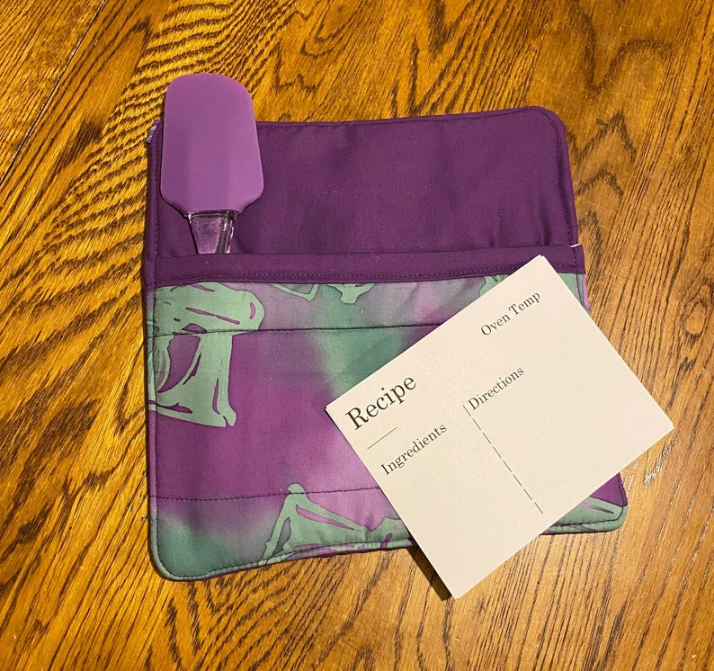 Purple Batik Hot Pad Set