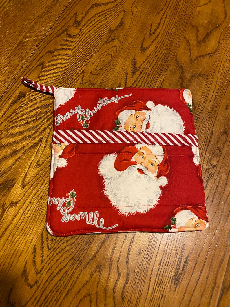 Santa Claus Hot Pad Set