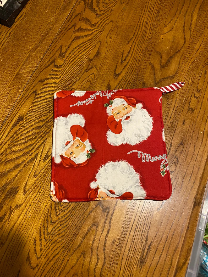 Santa Claus Hot Pad Set