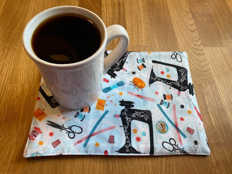 Sewing Notions Mug Rug