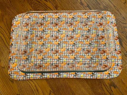 Thanksgiving Turkey Oversized Hot Pad Mat